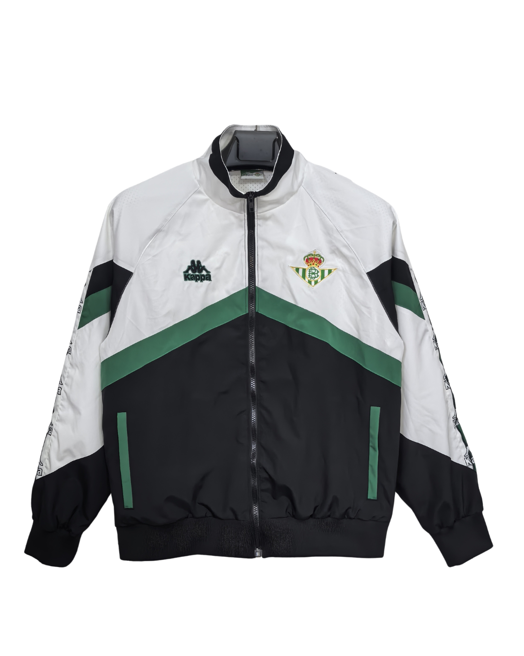 Jaqueta Corta Vento Real Betis 1995/96 - Branco/Preto