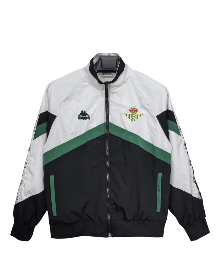 Jaqueta Corta Vento Real Betis 1995/96 - Branco/Preto