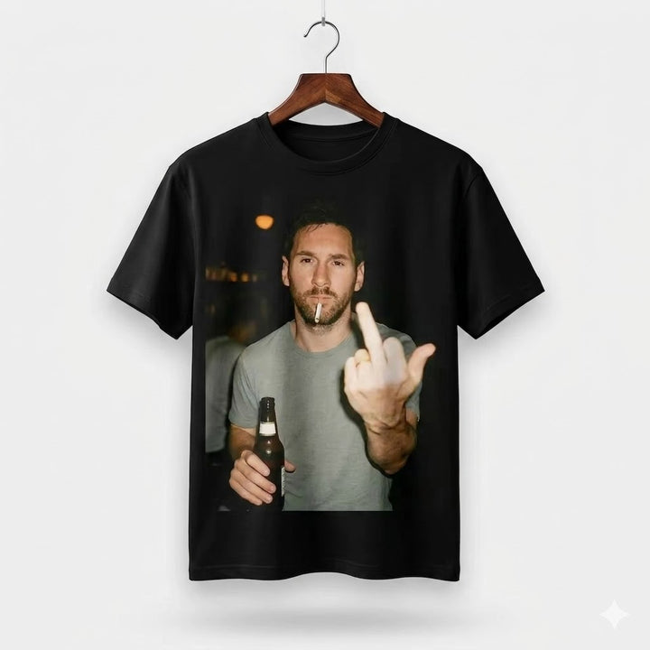 Camiseta Masculina Messi - Preto