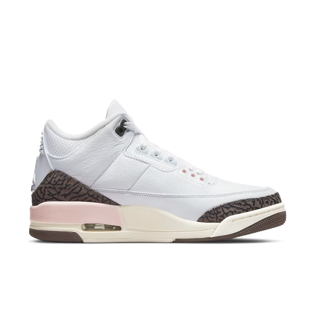 Jordan 3 Retro Napolitano Marrom Mocha Escuro