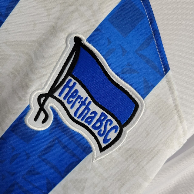 Camisa Hertha Berlin 22/23 s/n° Torcedor Nike Masculina - Branco+Azul
