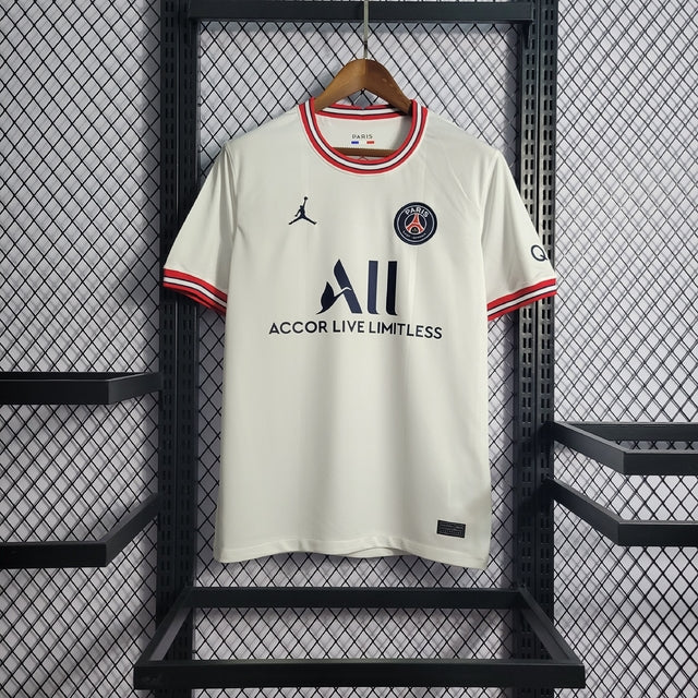 Camisa PSG Fourth 21/22 s/n° Torcedor Masculina - Branco