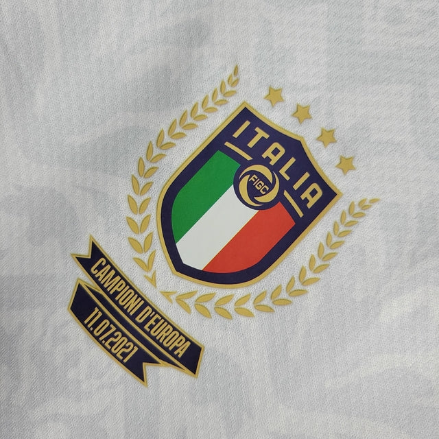 Camisa Seleção Itália European Championship Edition s/n° Torcedor Puma Masculina - Branco