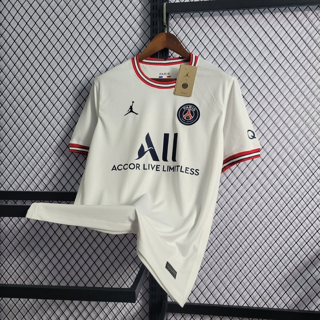 Camisa PSG Fourth 21/22 s/n° Torcedor Masculina - Branco