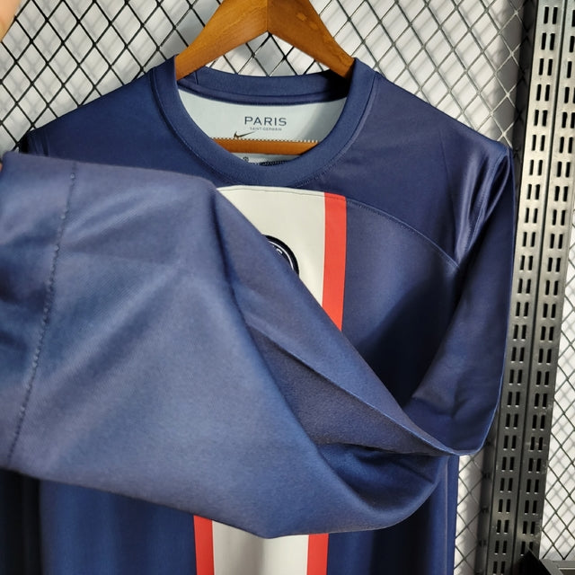 Camisa PSG Home 22/23 Manga Longa s/n° Torcedor Nike Masculina - Azul