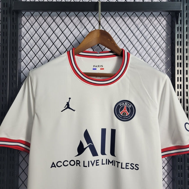 Camisa PSG Fourth 21/22 s/n° Torcedor Masculina - Branco