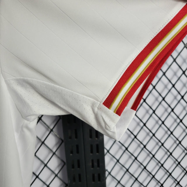Camisa Ajax Home 22/23 s/n° Torcedor Adidas Masculina - Branco+Vermelho