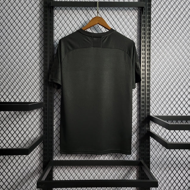 Camisa Retrô Borussia Dortmund All Black 19/20 s/n° Torcedor Puma Masculina - Preto