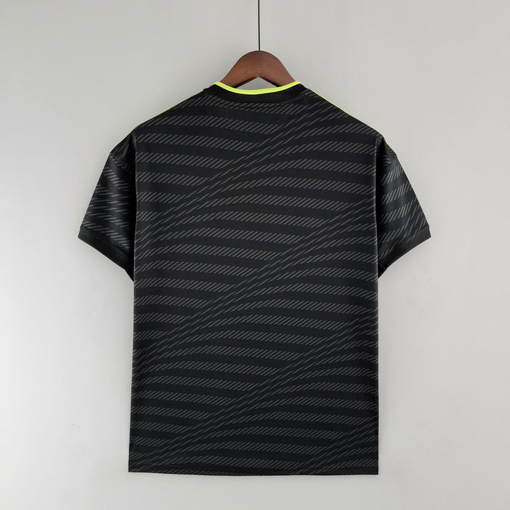 Camisa Real Madrid Away 22/23 s/n° Adidas - Preto+Verde