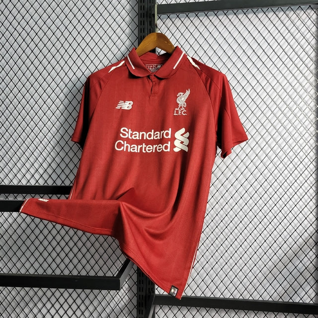Camisa Retrô Liverpool 18/19 Home New Balance - Vermelho