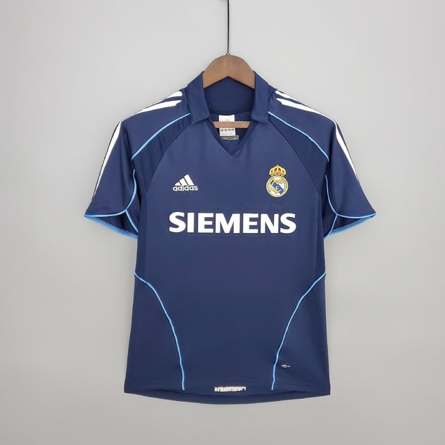 Camisa Retrô Real Madrid 05/06 Adidas - Azul